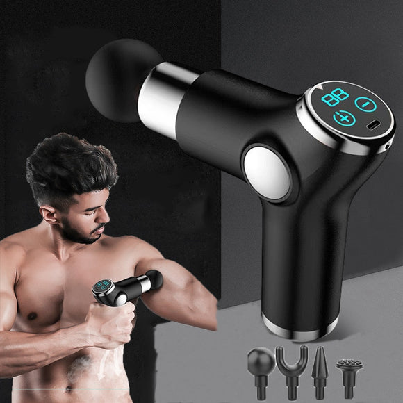 32 Gear Mini Massage Gun LED Display