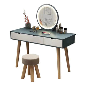 2021 Dressing cabinet+chair+LED Mirror