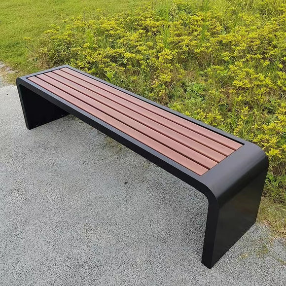 Outdoor stainless bench 180cm