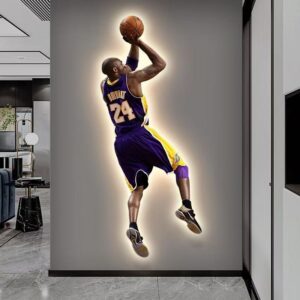 nba led wall art
